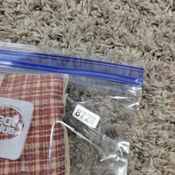 Vintage American Flag T Shirt Mens Large Beige Short Sleeve Button Alore Read* - Picture 11 of 11